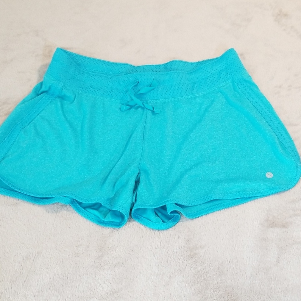 Layer8 Athletic Size Medium Teal Colored Shorts - image 6